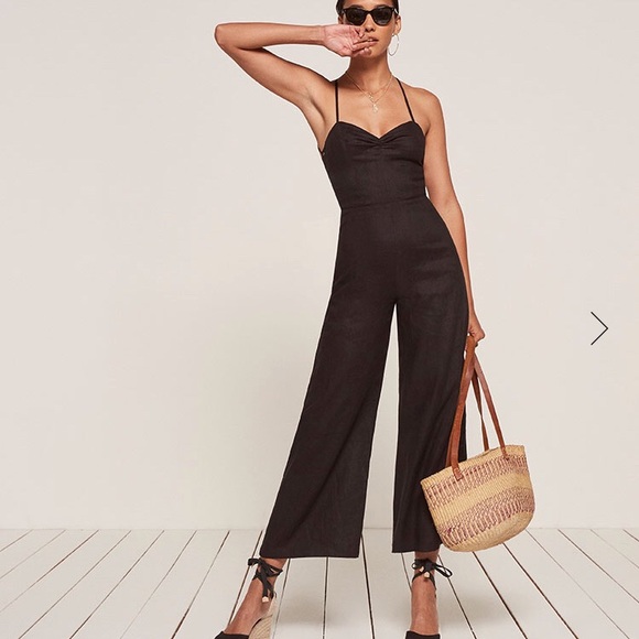 Reformation Pants - Reformation Oregano Jumpsuit Black sz 0 NWT!!